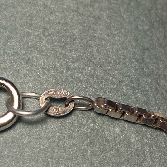 π Menβs 925 sterling silver stamped box chain. 22β. - Picture 8 of 11